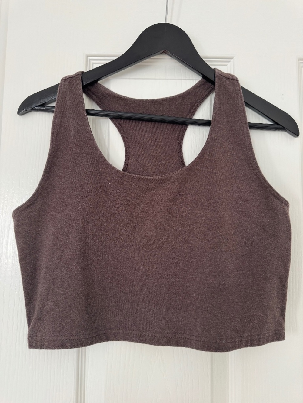 PACT Brown cropped athletic tank - L